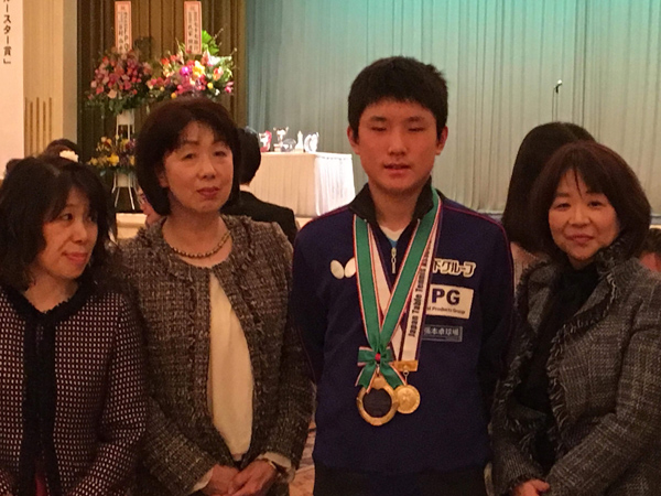 2月3日、張本智和選手祝賀会に参加してきました。